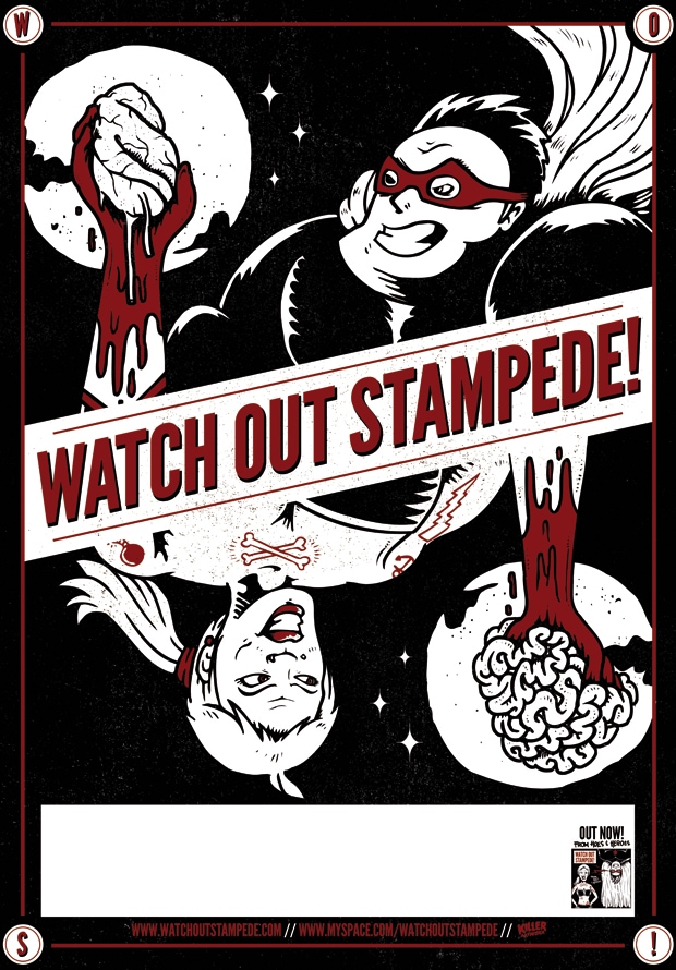 watch out stampede! tourposter