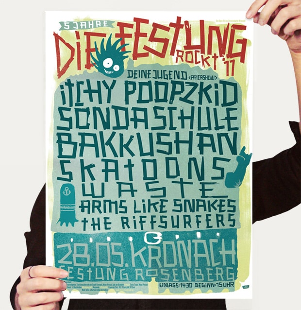 Die Festung rockt 2011 Plakat