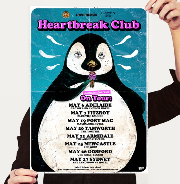 Heartbreak Club Tourposter