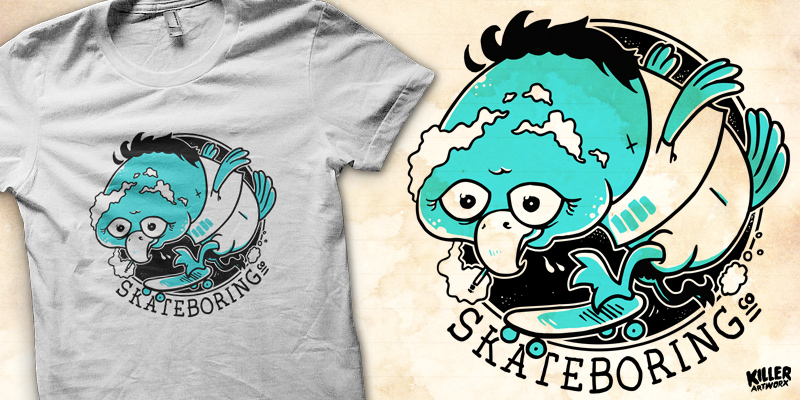 birdie skateboring