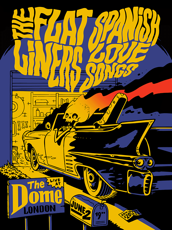 THE FLATLINERS X SPANISH LOVE SONGS POSTER